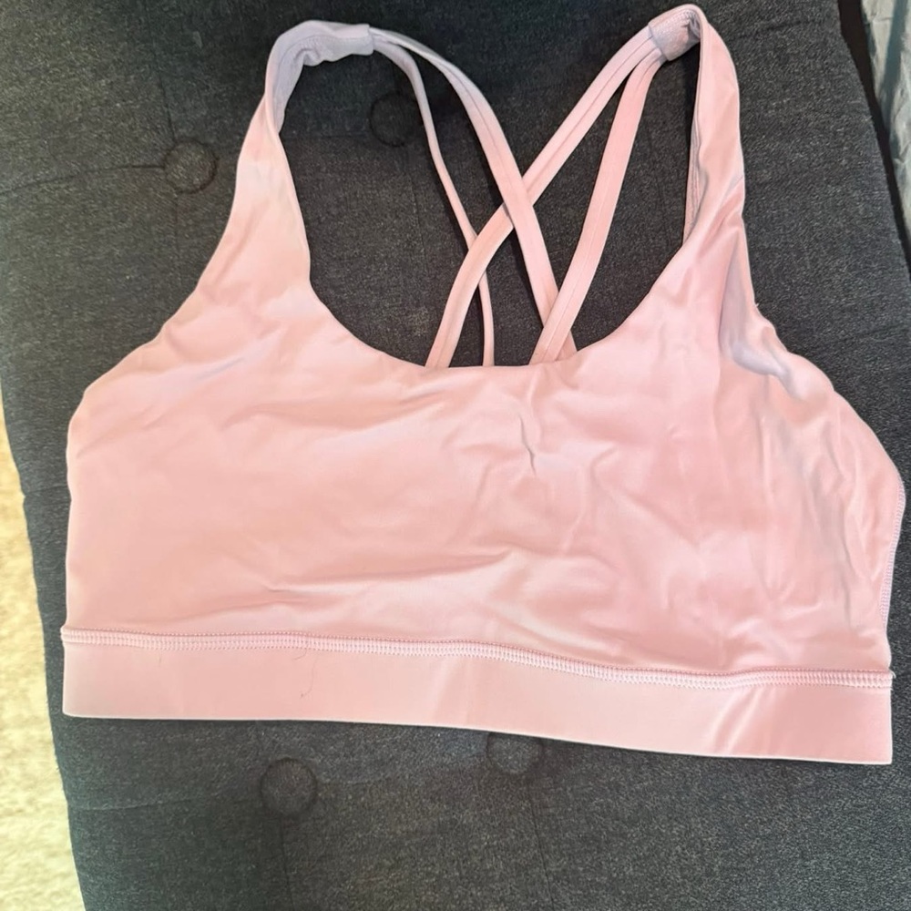 Light purple Strappy Sports Bra - Women